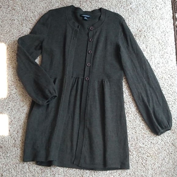Avellini merino wool cardigan Medium - Picture 1 of 4